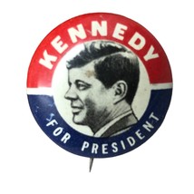 VTG John F Kennedy JFK 1960 Campaign Button Pin Political Election 1&quot; - £78.38 GBP