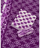 Suit Set-Pure Cotton Suit Set-Printed Suit Set-Unstitched Suits For Women-01 - $60.00