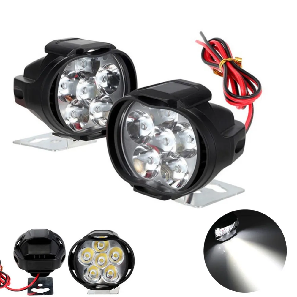 Motorcycle Headlight Fog Scooter LED Spotlights Moto ATV 12V 6500 K Wor Motor Sp - £99.69 GBP