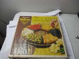 Vintage Thermo Serv Westwood Lazy Susan 13” Revolving Fixed Tray W/ Original Box - £27.68 GBP