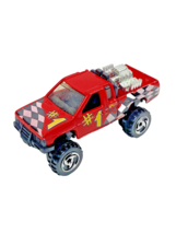 Hot Wheels Nissan Pickup Truck Checkered Number 1 Vintage 1987 Diecast Toy Car - £4.74 GBP
