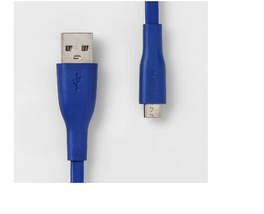 Two (2) heyday™ ~ Blue ~ micro USB to USB for Android ~ Charging Cable ~ 3&#39; Long - £11.73 GBP