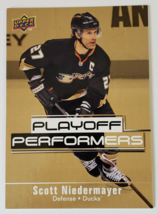 2009 - 2010 Scott Niedermayer Upper Deck Playoff Performers Nhl Hockey Card PP12 - £3.91 GBP