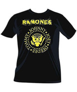 Ramones 1974 &quot;Hey Ho, Let&#39;S Go&quot; Yellow Logo T-Shirt - Small - $26.60 CAD