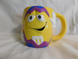 M Ms Yellow Peanut Easter Egg Mug Cup 4 Inches Tall - £4.69 GBP