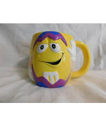 M Ms Yellow Peanut Easter Egg Mug Cup 4 Inches Tall - £4.71 GBP