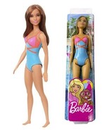 NEW BARBIE FRIEND TERESA BRUNETTE MATTEL BEACH DOLL WITH BLUE SUIT SWIMW... - $13.82 CAD
