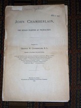 RARE 1898 John Chamberlain, The Indian Fighter at Pigwacket  historical pamphlet - £75.00 GBP