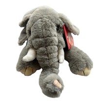 Fao Schwarz Adopt A Pet Toy Plush Elephant 15 Inch With Adoption Papers Nwt - $14.01