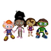 Super Why 6&quot; Action Figure Toys Learning Curve PBS 2009 Rare Set Of 4 Whyatt pig - £78.88 GBP