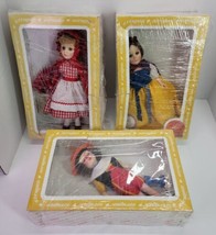 3 VTG Effanbee Doll Lot in Boxes Little Red Riding Hood Snow White Pinocchio - £19.16 GBP