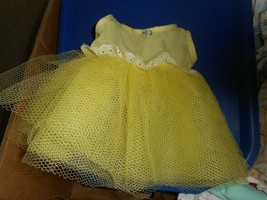 Bright Yellow Ballerina OUTFIT/CRENOLIN SKIRT/MATCHING Ballet Shoes - £6.82 GBP