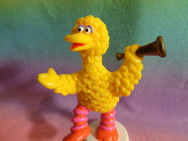 Henson Sesame Street Big Bird with Horn PVC Figure or Cake Topper on Whi... - $3.94