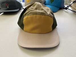 Sun + Stone Mens Colorblocked Panel Cap Green/Gold Multi-O/S - $13.99