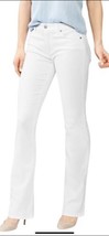 Gap 1969 Women’s Jeans White Long &amp; Lean Boot Cut Stretch Size 35 X 34 NWT - £39.56 GBP