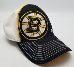 BOSTON BRUINS Big Logo Reebok NHL Faceoff Hockey Hat Colorblock Flex Fit... - $20.38