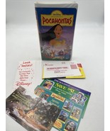 Pocahontas (VHS, 1996)Clamshell Walt Disney Classic Masterpiece Collecti... - £6.68 GBP