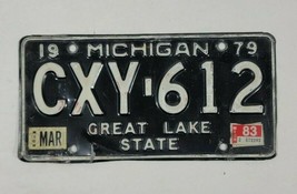 1979 Michigan Vehicle License Plate CXY-612 - £11.06 GBP