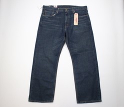 New Levis 569 Mens Size 38x30 Loose Fit Straight Leg Denim Jeans Blue Cotton - £47.44 GBP
