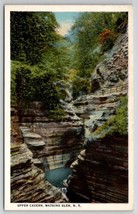 Upper Caverns Watkins Glen NY Central Cascade Postcard M30 - £3.89 GBP