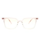 Blue Light Blocking Glasses Square Transparent Ombré Colors UV400 - $19.13 CAD