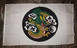 3x5 Chinese China Dragon Circle Yin Yang Flag 3&#39;x5&#39; Banner Brass Grommets Vivid  - £10.12 GBP