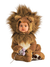Rubies Unisex-Baby Infant Noah Ark Lion Cub Romper, Brown/Beige, 0-6 Months - £71.77 GBP