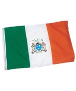 Tobin Irish Coat of Arms Ireland Flag - 3&#39;x5&#39; foot - $685.36 MXN