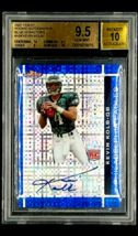 2007 Topps Finest Blue Xfractor Autograph #104 Kevin Kolb RC Auto /50 BGS 9.5 10 - £38.94 GBP