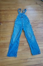 1950s Washington Dee Cee Sanforized Denim Overalls 32 x 28 Made in USA BUTTONFLY - £29.20 GBP