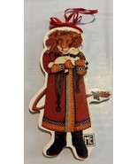 Mary Engelbreit Christmas Ornament Wood Die Cut Lion and Lamb 5-1/2” - €7,55 EUR