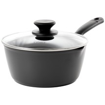 Oster Kingsway 2.6 Quart Aluminum Nonstick Saucepan in Black - $60.99