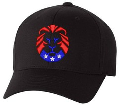 The Patriot Party Lion Flex Fit 6277 Embroidered Low Profile Hat-Various Colors - £18.76 GBP