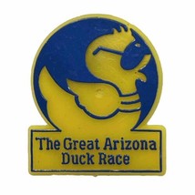 Great Arizona Duck Race City State Souvenir Tourism Plastic Lapel Hat Pin - £4.74 GBP