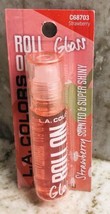 L.A. Colors Strawberry Scented Roll On Gloss. Super Shiny. ShipN24Hours - £13.34 GBP