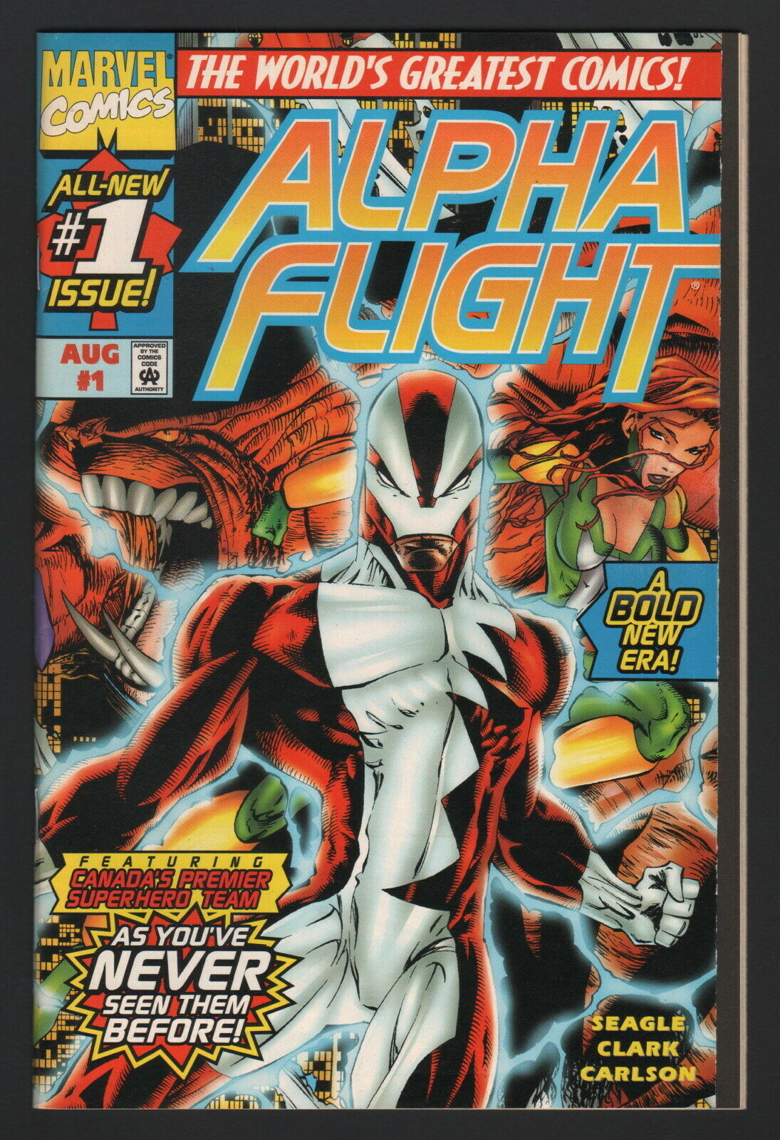 ALPHA FLIGHT #1, 2nd Series, 1997, Marvel, NM- CONDITION, WRAP-AROUND COVER! - $7.92