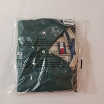 Tommy Hilfiger Shirt Men’s 17(34-35) Button Up Long Sleeve Green Cotton RN 15481 image 15