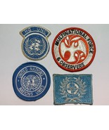 UNITED NATIONS AND NATO RESPONSE FORCE MULTINATIONAL FORCE LEBANON PATCHES - $12.00