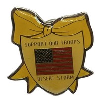 Operation Desert Storm Support Military Patriotic Enamel Lapel Hat Pin - $5.95