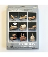 1860 Belle Carole River Boat All Wood Kit Scale Model #2204 Caroway Indu... - $17.32