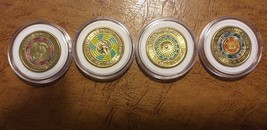 Australian - Two Dollar Coin Magic Coloured 4 Coin set. / Original - $45.00