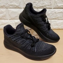 Nike Wmns LunarEpic Low Flyknit 2 Womens Size 6 Black Grey Racer Blue 863780-004 - £92.19 GBP