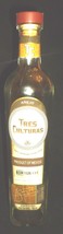 COLLECTIBLE EMPTY BOTTLE ANEJO TRES CULTURAS TEQUILA MEXICO - $6.00