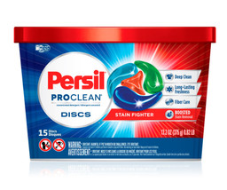 Persil ProClean Laundry Detergent Discs, Stain Fighter, 15 Count - £8.66 GBP