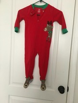 1 Pc Carter's Unisex Toddler Baby Reindeer Footed Pajamas  Pjs Size 24 Months - $38.61