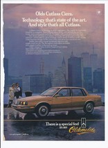 1985 Oldsmobile Cutlass Ciera Print Ad Automobile Car 8.5&quot; x 11&quot; - $19.11