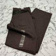 Men&#39;s Davoucci Brown Pony Hair Denim Pants NWT - $165.00