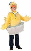 Kids Rubber Duck in a Tub Step In Plush Tunic &amp; Headpiece Halloween Costume- OS - £35.03 GBP
