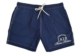 Brooks Brothers Men&#39;s Navy Blue 6&quot; New York Swim Trunk Shorts, L Large 5015-10 - £39.86 GBP