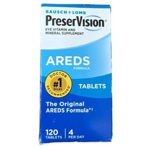 PreserVision Original Areds Formula - 120 Tablets EXP 9/2025 - $19.79